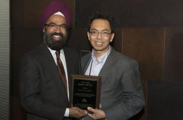 Dr. Kelvin Lim and Award Plaque
