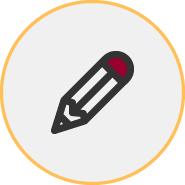 Pencil icon for grant writing toolkit step